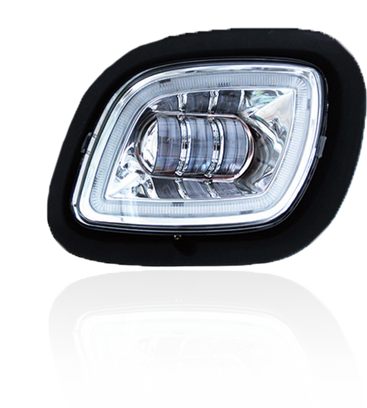 FREIGHTLINER CASCADIA 08-17 CHROME FOG LIGHT W/ HALO (DRIVER)
