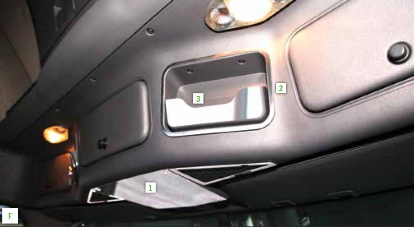 Freightliner Cascadia 2008+ Headliner Under Center Trims (4 PC Kit)