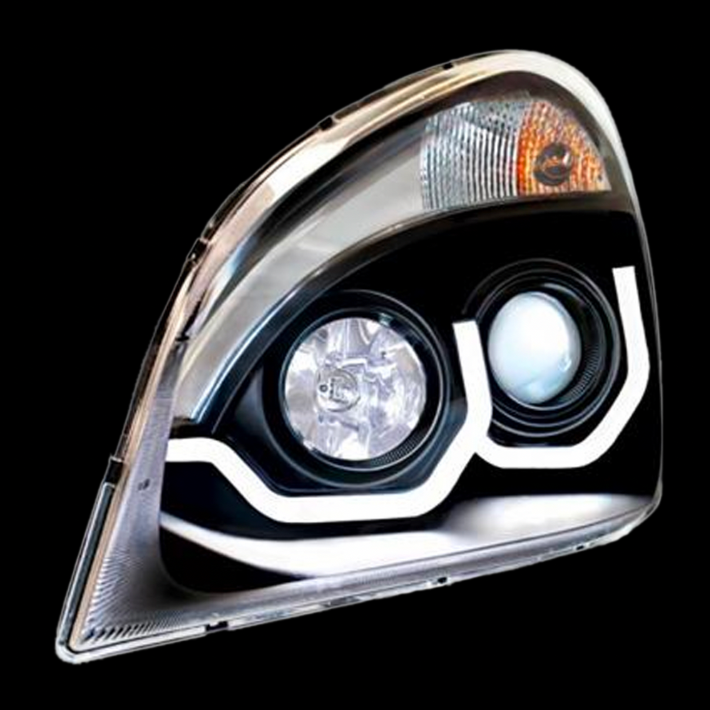 Freightliner Cascadia  Black Projection Headlight