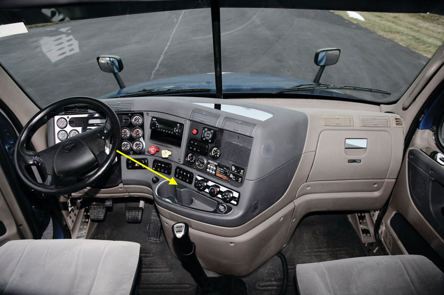 Freightliner Cascadia Cup Holder Trim