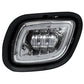 Copy of Freightliner Cascadia LED Projector Fog Light Chrome - DRIVER Work and Fog lights