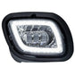 Freightliner Cascadia LED Projector Fog Light Chrome. Passenger Side