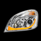 Freightliner Cascadia LED Projector Headlight Assembly with LED Strip
