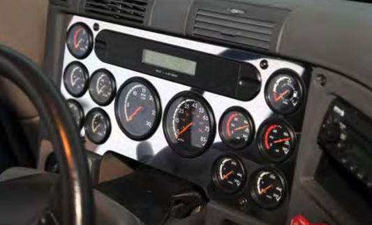 Freightliner Cascadia Main Gauge Cluster (12 Cut Outs)
