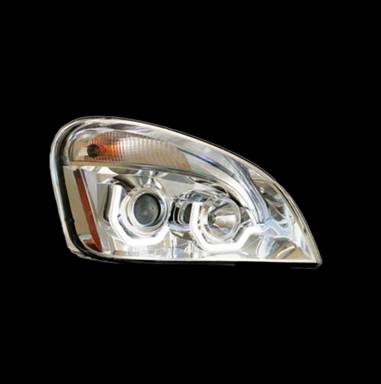 Freightliner Cascadia Projection Headlight  Clear Housing