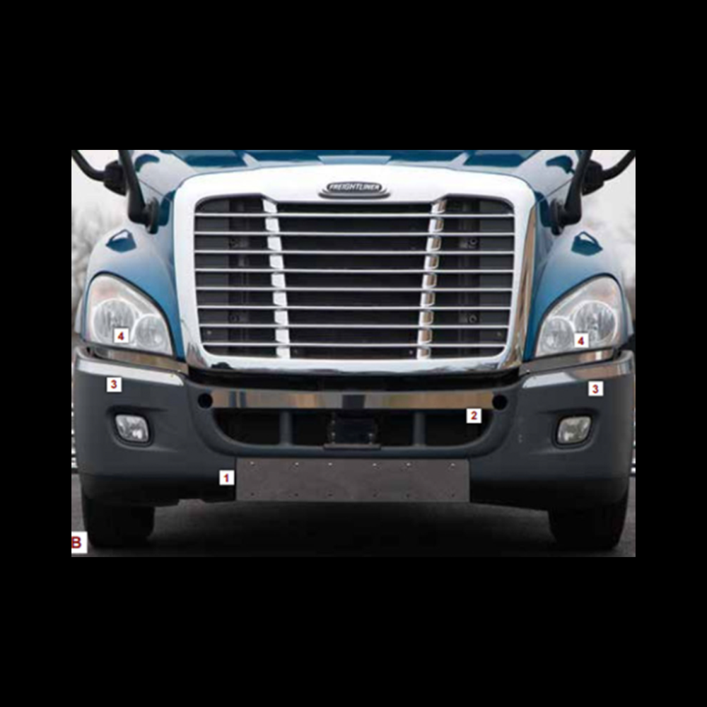 Freightliner Cascadia Under Headlight Trims -Pair-