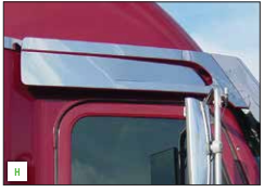 Freightliner Century / Columbia Above Door Trims