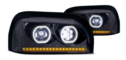 Freightliner Century Headlight Blackout LED / Sequential Turn Signal