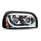 Freightliner Century LED Projector Headlight Assembly with LED Strip