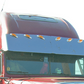 Freightliner Classic Condo 18" Blind Mount Drop Visor w/6-Combo Light Holes