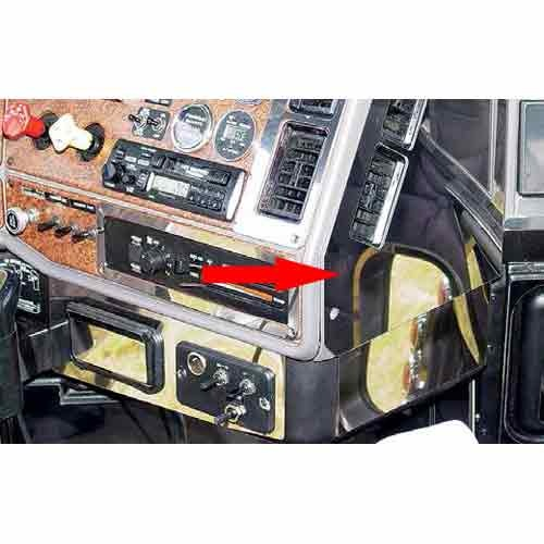 Freightliner Classic/FLD Center Dash Right Side Trim w/2 Vent Holes