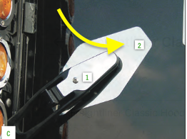 Freightliner Classic Hood Latch Trims