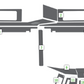 Freightliner Classic/Fld L&R Windshield Pillar Trims (2 PC) (#6 on pic) (Interior)