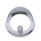 Freightliner Clock Bezel w/ Visor - Clear Diamond Cab Exterior