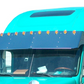 Freightliner Columbia/Century Condo 18" Drop Visor w/10-2" Light Holes