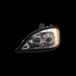 Freightliner Columbia Chrome LED HeadLight Projection With LED Bar Driver