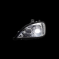 Freightliner Columbia Chrome LED HeadLight Projection With LED Bar Driver