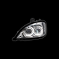 Freightliner Columbia Chrome LED HeadLight Projection With LED Bar Driver