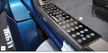 Freightliner Door Entry Sill Cover- Interior. (Pair)