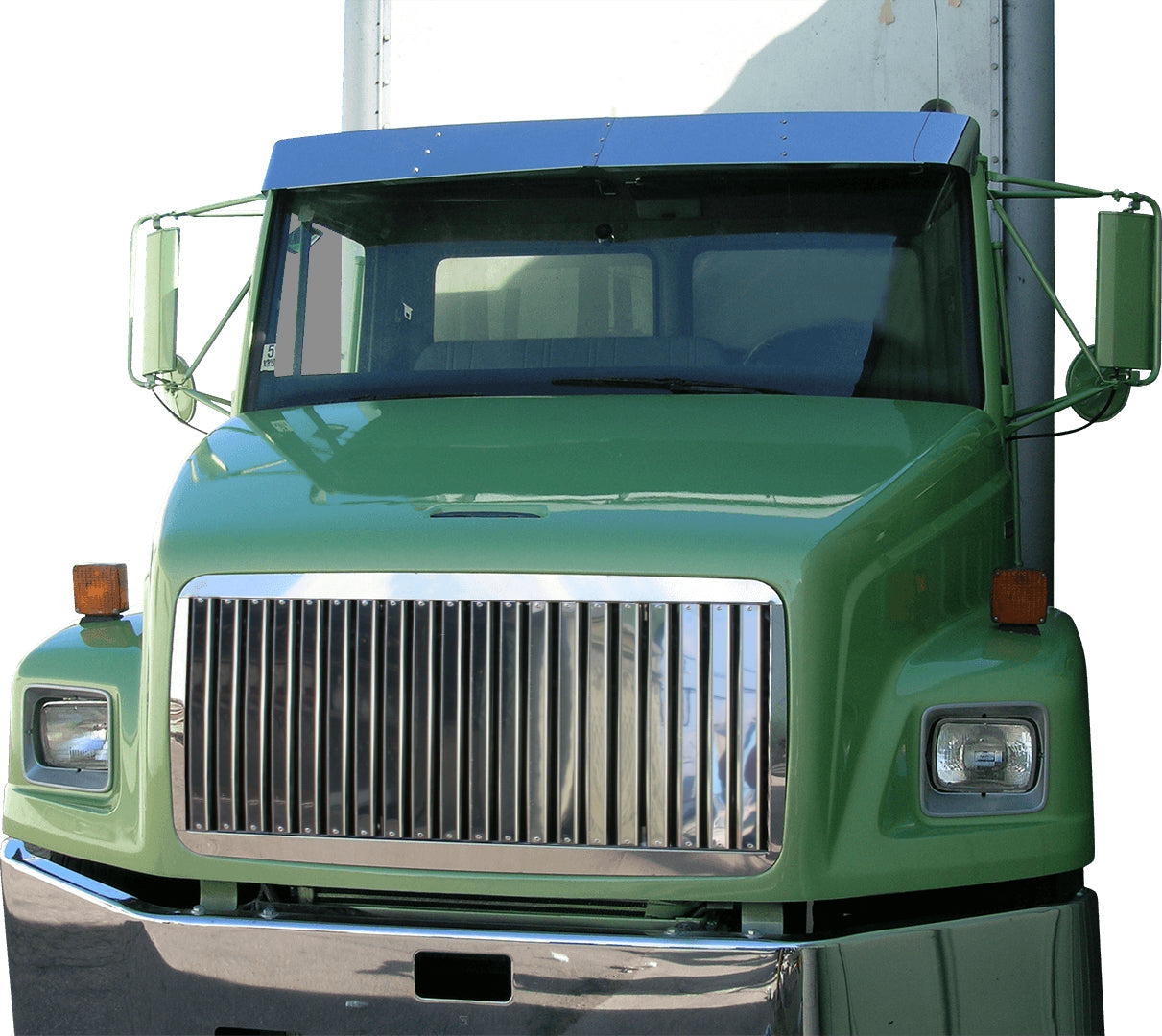 Freightliner FL 50/60/70/80 Hood Grill w/20 Vertical Bars (16.875)