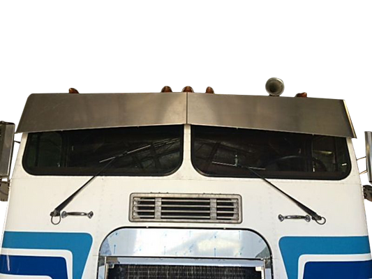 Freightliner FLA Cab Over 13"x10" Botelho Blind Mount Bowtie Visor..