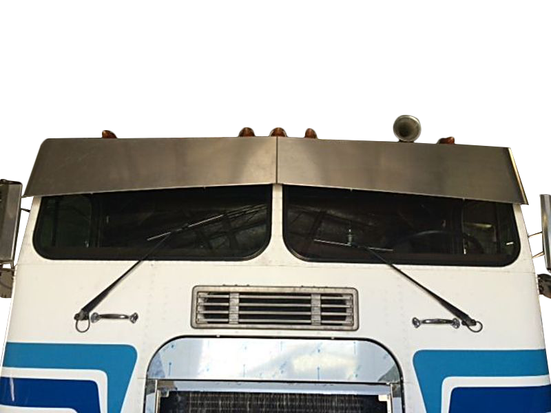 Freightliner FLA Cab Over 13"x10" Slammed Blind Mount Bowtie Visor..