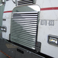 Freightliner FLA Cab Over Hood Grill w/17 Louvers & Bottom Grill Insert w/2 Louvers (36.5)