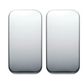 Freightliner Stainless Vent Door Cover - Plain (Pair)