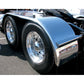 Full Fender Stainless Steel 132" - Rolled Edge 16 Gauge