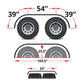 Full Fender Stainless Steel 132" - Rolled Edge 16 Gauge