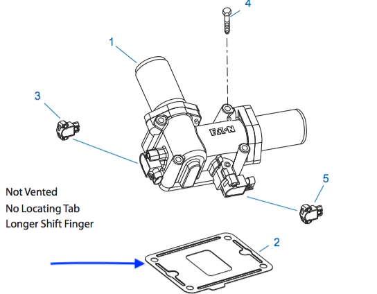 Gasket, Housing shift tower
