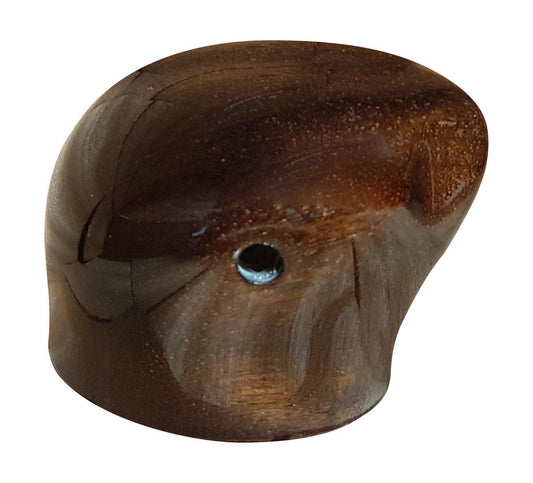 Gear Shift Cover - 9/10 (No Notch) - Mahogany Stained Wood