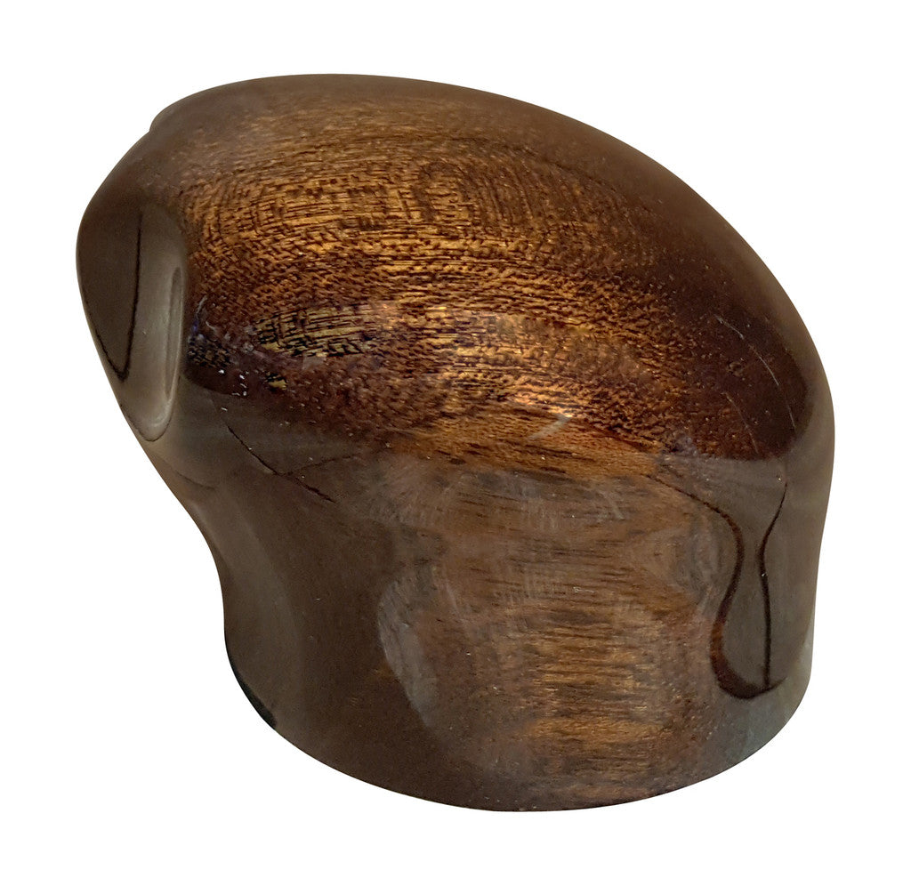 Gear Shift Cover - 9/10 (No Notch) - Mahogany Stained Wood