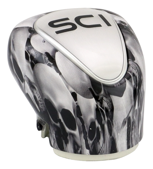 Gear Shift Cover - OEM Style 13/15/18 - Big Skulls White