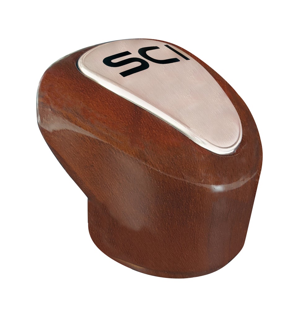 Gear Shift Knob Cover - OEM Style 9/10 (NO Notch) - Classic Mahogany Color w/Grain