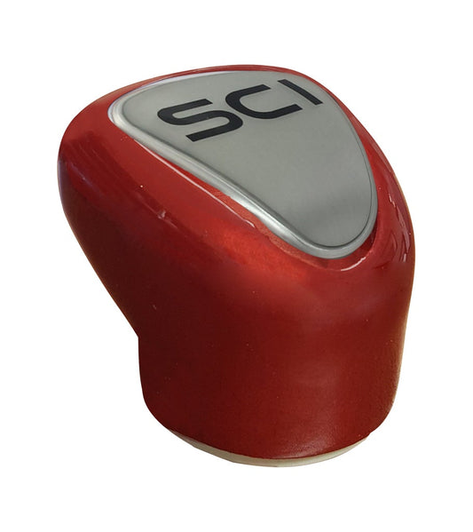 Gear Shift Knob Cover - OEM Style 9/10 (No Notch) - Red