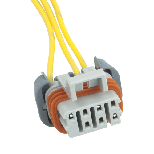 Gray Connector/Pigtail, Fits Columbia Headlamp.