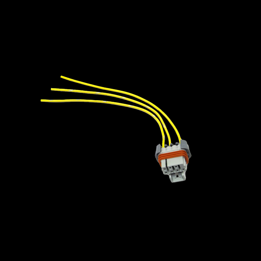 Gray Connector/Pigtail, Fits Columbia Headlamp