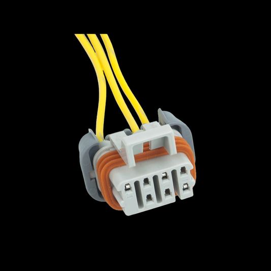 Gray Connector/Pigtail, Fits Columbia Headlamp