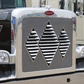 Grill Triple Diamond Louvered, Peterbilt 379 Regular Short Hood - Grille ONLY - Grill Surround NOT included.