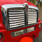 Grille 3 Pieces Louvered, Kenworth T2000 (2004 & Older) - Grill Surround NOT included - Stainless Steel