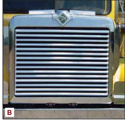 Grille fits International 9300 W/15 Louver-Style Bars