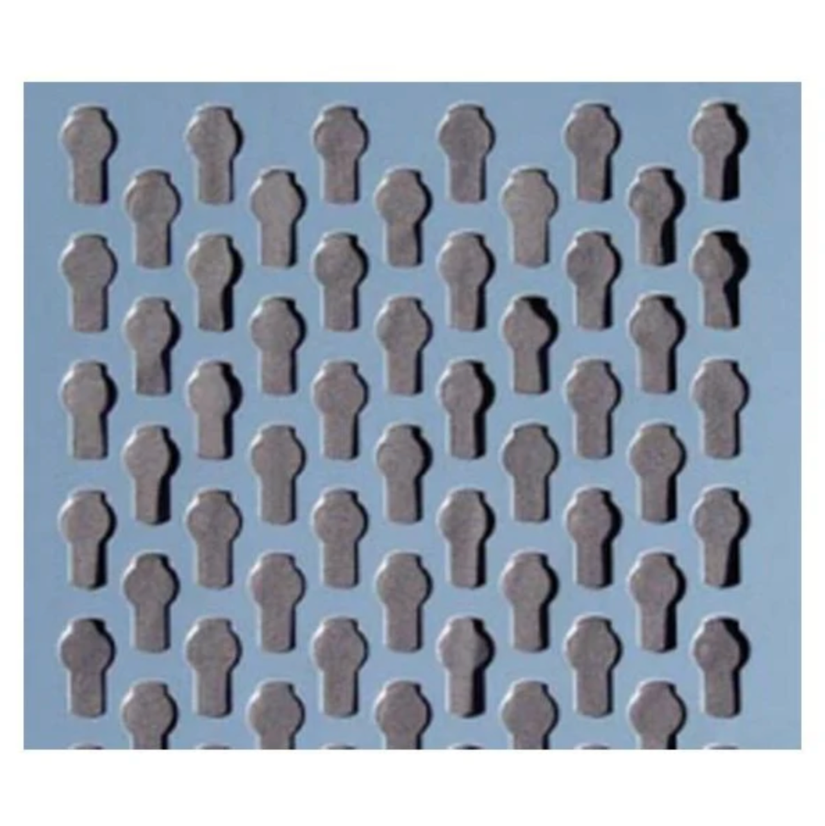 Grille fits Kenworth T800 Stainless Steel, Keyholes Punched Grille