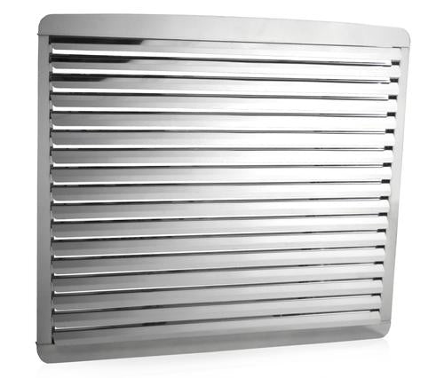 Grille fits Mack Ch Louvered Style Stainless Steel, Assembled