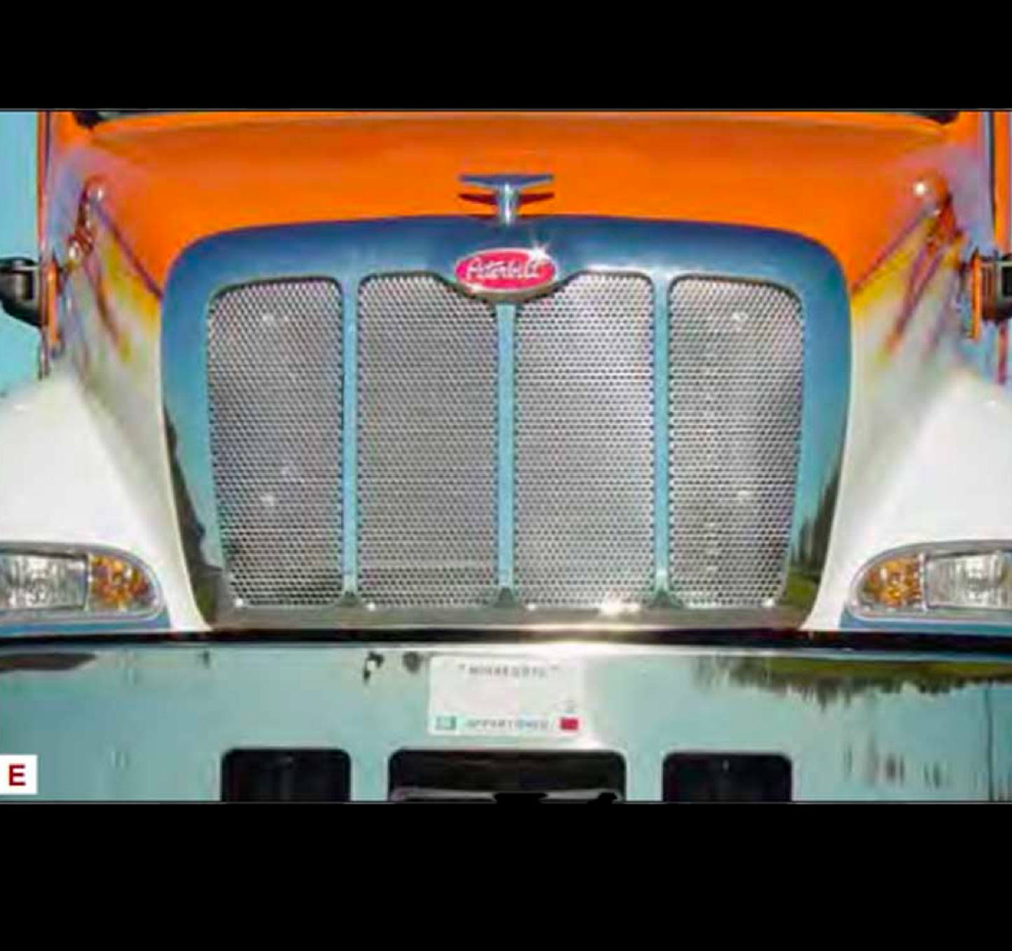 Grille fits Peterbilt 387 Punched Grill 1/4” Circle Holes (Insert Only - Does Not Include Grill Surround)