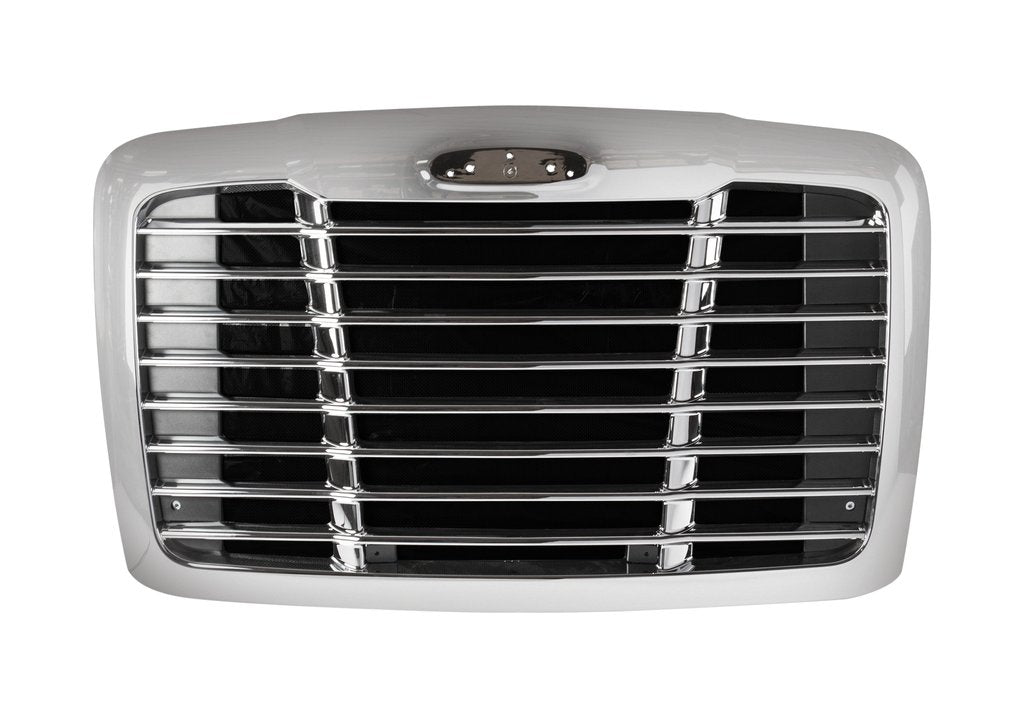 Grille Freightliner Cascadia 2008-2017 Aftermarket, Chrome Abs Plastic - Bugscreen Included