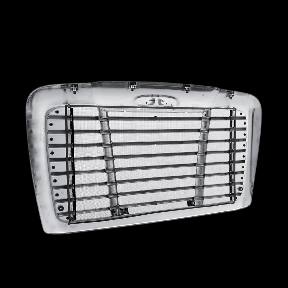 Grille Freightliner Cascadia 2008-2017 Aftermarket, Chrome Abs Plastic - Bugscreen Included
