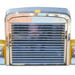 Grille Freightliner Classic Fld 120 With 17 Louvers 430 Stainless Steel Hood Grills