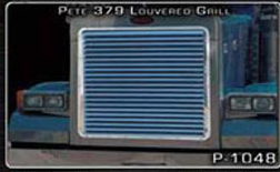 Grille Peterbilt 379 Short Hood 18 Louvered