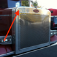 Grille Surround Chrome, Peterbilt 379 Long Extended Hood Grille Trim -  (NO SCREW)